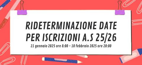 rideterminazione date 2025/2026
