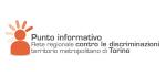 Logo discriminazioni punto informativo Torino
